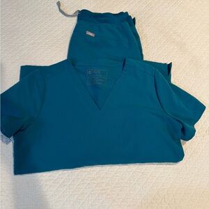 Figs Caribbean Blue Scrubs